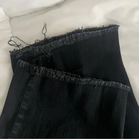 Reformation Emma High Rise Wide Leg Black Jeans Size 26 Boho Minimalist Festival - Picture 8 of 8